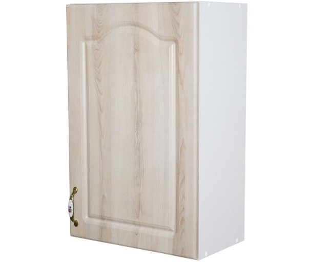 S45 1U dreapta - alb cu mdf sonoma mustata